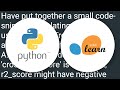 Using decision tree regression and cross-validation in sklearn