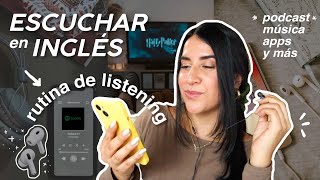 Rutina para escuchar y entender en Inglés | mejora tu listening 🎧