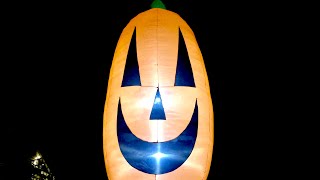 12-ft Airblown Inflatable EXTRA BRIGHT Happy Pumpkin - Unboxing/Inflation/Review!