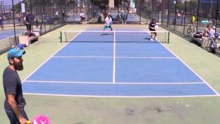 Amazing Pop Tennis Point with Vahe and Marcus vs. Pierre and Derrick