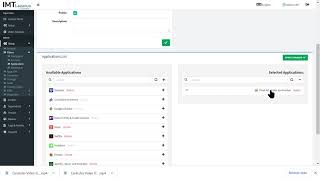 Application Filtering Setup