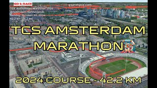 TCS Amsterdam Marathon 2024: fly over the marathon course!