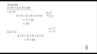 2 Binary Operations
