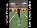 forward 2 feet in each square ladder