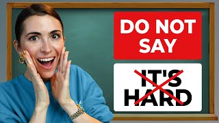 Stop saying "It's hard" | Use these alternatives to SOUND LIKE A NATIVE