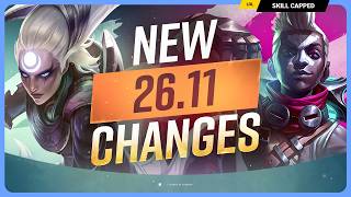 ALL NEW CHANGES for PATCH 26.11 - League of Legends