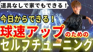 【神回】球速アップのセルフボディチューニングを大公開！