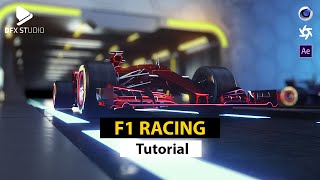 F1 Racing | 4D Cinema WITH Octane ..Tutorial