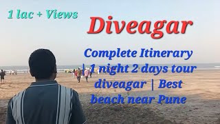 Harihareshwar Complete Itinerary | 1 night 2 days tour diveagar | Best beach near Pune | #india