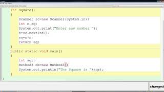 Creating non-void method without parameters
