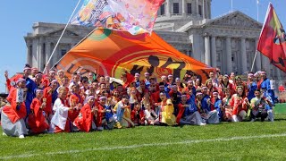 San Francisco Cherry blossom festival parade 2023 【正調よさこい\u0026華鎖波 】Seicho yosakoi\u0026KAZANAMI