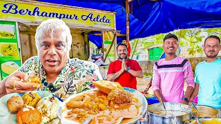 ODISHA'S Famous STREET FOOD - Puri Upma, Masala Vada, Chakuli \u0026 Ghugni 🤤 | Best Vegetarian Breakfast