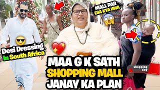 Shopping at Xmas 🤶 with desi look❤️