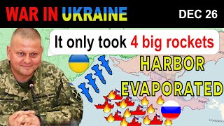 26 Dec: PHENOMENAL! Ukrainians DESTROY 20% OF RUSSIAN NAVY IN THE BLACK SEA | War in Ukraine