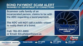 Shawnee County Department of Corrections sees rise in phone scams related to bond payments