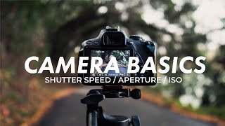 CAMERA BASICS for Video // Shutter Speed, Aperture, ISO