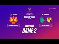 Selangor Red Giants vs Falcons AP Bren GAME 2 Snapdragon Pro Series Playoffs | FCAP VS SRG ESPORTSTV