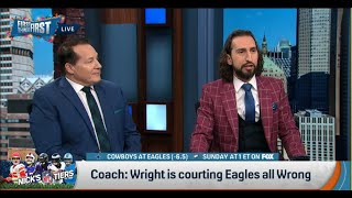 FIRST THINGS FIRST | Nick Wright DOUBTS Philadelphia Eagles Are A Top 2 Team With Jalen Hurts | NFL