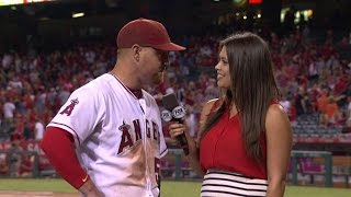 HOU@LAA: Calhoun discusses clutch hit, Angels' win