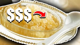 A Look at The Iranian Almas Beluga White Caviar! $17000 Per Pound!