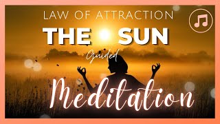 THE SUN Guided Meditation ☀ Connect and Raise Vibration with the Light of the Sun - LOVE IN MOTION