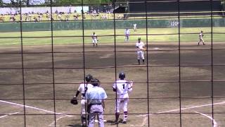 【横浜隼人 橋本龍太】春季VS桐光学園 松井裕樹 第3打席