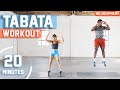 20 Minute Full Body Tabata Workout [Strength/HIIT/Isometric/Cardio]