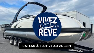 Le ponton Bennington QX25 sera au Bateau à Flot !!! - Grégoire Sport