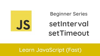 #11 setInterval and setTimeout - JavaScript Beginner Series | VanillaJS | Tutorial