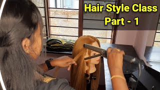 8921905591 Hair Style class Mahatma Gandhi Beauty Academy beautician course malayalam