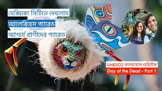 আলেব্রিহেস প্যারেড দেখলাম মেক্সিকো সিটিতে | Day of the Dead Festival Part 1