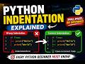 How to Use Indentation In Python (Python Tutoral #4)