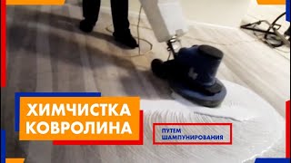 Химчистка ковролина путем шампунирования