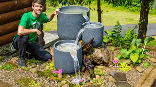 Vanishing Waterfalls Easy DIY Planter Pot Fountain