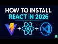 How to Install React.js in Visual Studio Code 2026 | 👋 Goodbye Create React App | Vite React Project