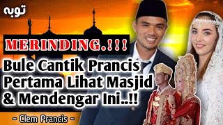 VIRAL.!!! BULE CANTIK PRANCIS INI, BARU PERTAMA LIHAT MASJID & DENGAR INI.!! LANGSUNG MENANGIS.