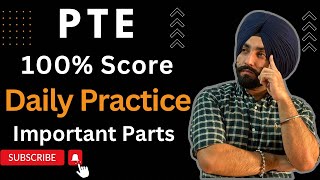 PTE Daily practice parts best timetable ( Gurwinder Sir )