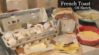 French Toast Oil sketch