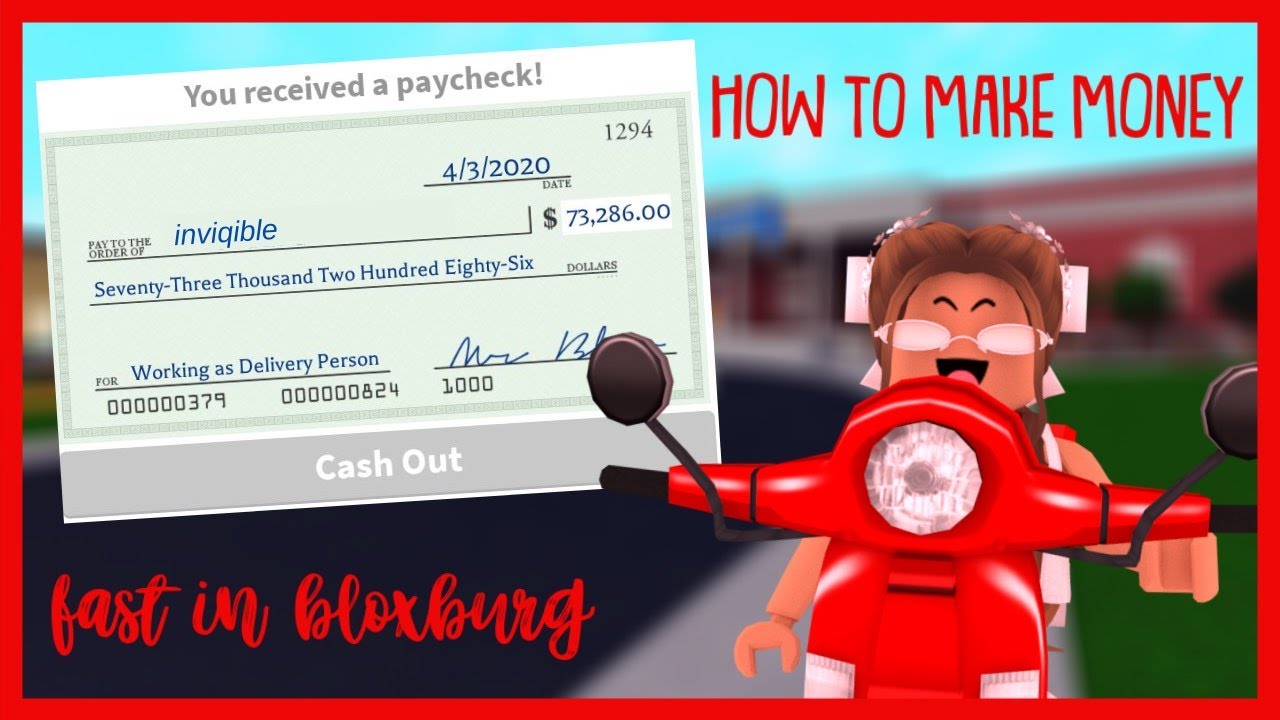 Bloxburg | How To MAKE MONEY FAST! - YouTube