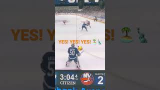 New York Islanders Overtime Win Against The Toronto Maple Leafs