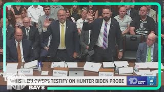 Whistleblowers testify on Hunter Biden probe