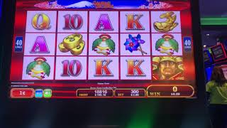 Live play on samurai secrets slot machine