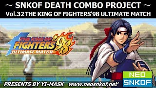 KOF 98 ultimate match all characters 100% damage death combo