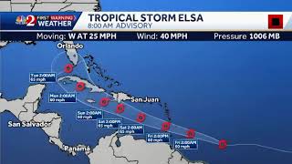 COFFEE TALK: Tracking newly upgraded Tropical Storm Elsa; Join us, discuss!