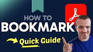 How to BOOKMARK in Adobe Reader (Step by Step)