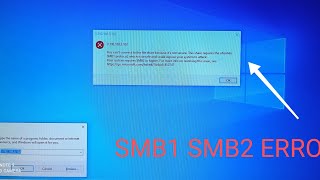 How to Solve SMB1 and SMB2 Error|How to Fix error SMB1 and SMB2