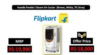 Havells Freddo i Desert Air Cooler  (Brown, White, 70 Litres)