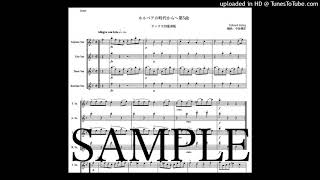 グリーグ「ホルベアの時代から〜第5曲」サックス四重奏版（編曲：中島雅彦）