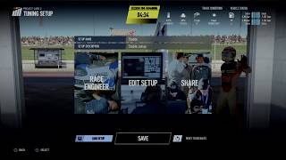 Project CARS 2 using default setup and fuel