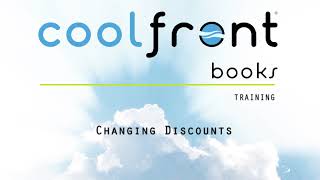 Coolfront Books - Changing Discounts